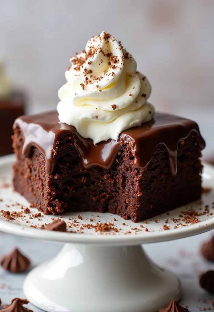 10 Irresistibly Delicious Poke Cake Recipes You'll Want to Dive Into Right Now! - 2. Chocolate Fudge Poke Cake