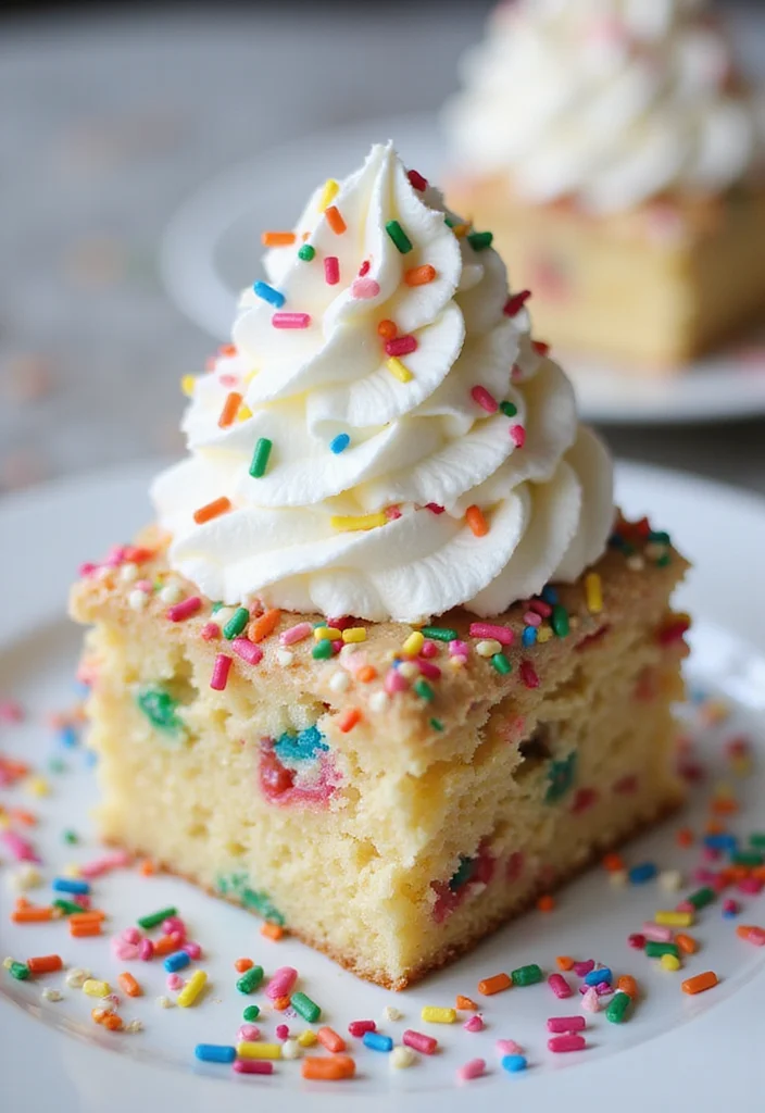 10 Irresistibly Delicious Poke Cake Recipes You'll Want to Dive Into Right Now! - 5. Funfetti Poke Cake