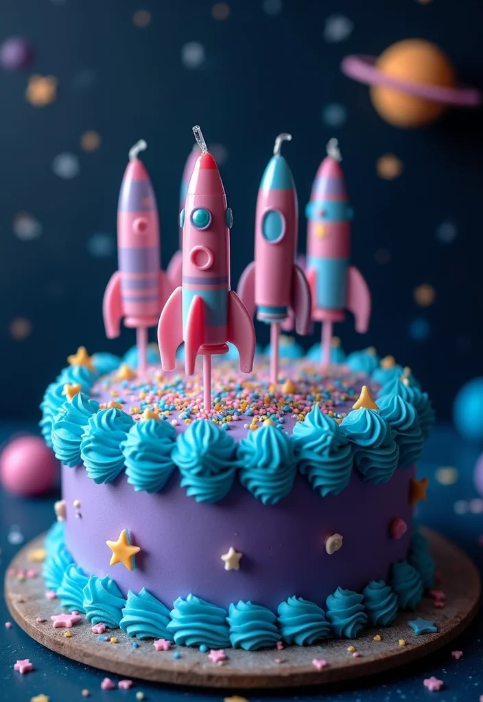 10 Simple Birthday Cakes for Boys That Will Make Their Day Extra Special! - 3. Space Explorer Cake