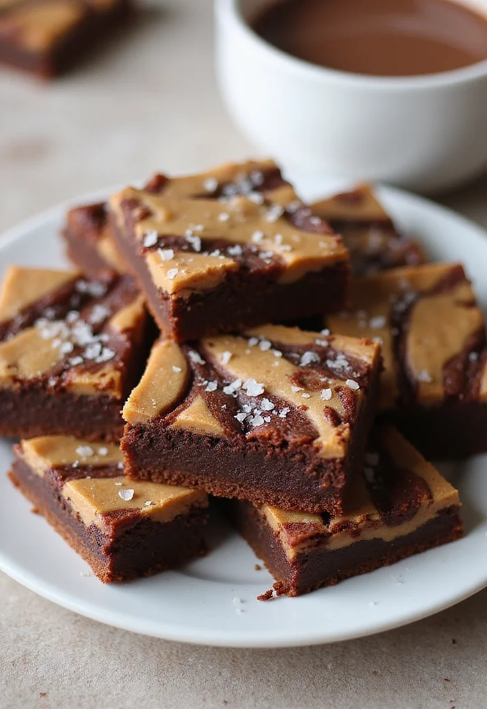 11 Healthy Cake Mix Recipes That Don't Skimp on Flavor! - 8. Peanut Butter Swirl Brownies