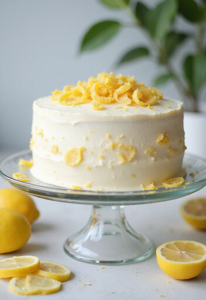 11 Unique White Cake Designs That Will Wow Your Taste Buds (Wait Until You See #3!) - 2. Lemon Zest Delight
