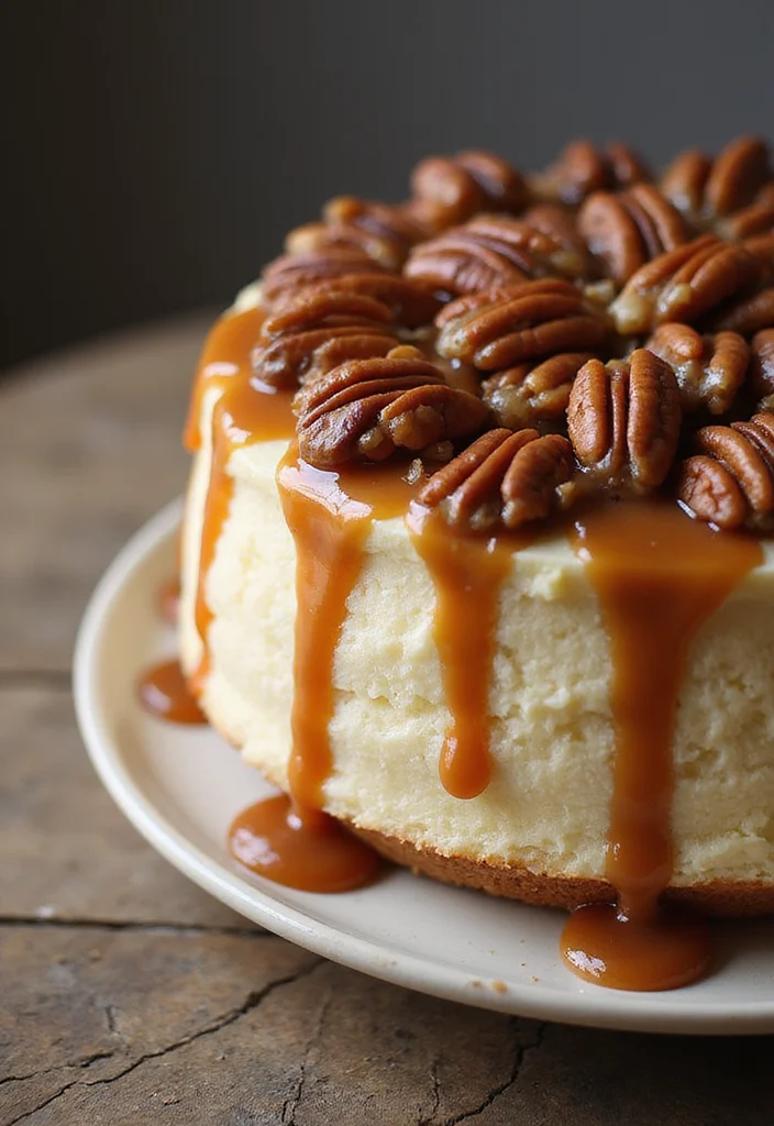 11 Unique White Cake Designs That Will Wow Your Taste Buds (Wait Until You See #3!) - 8. Caramel Pecan White Cake