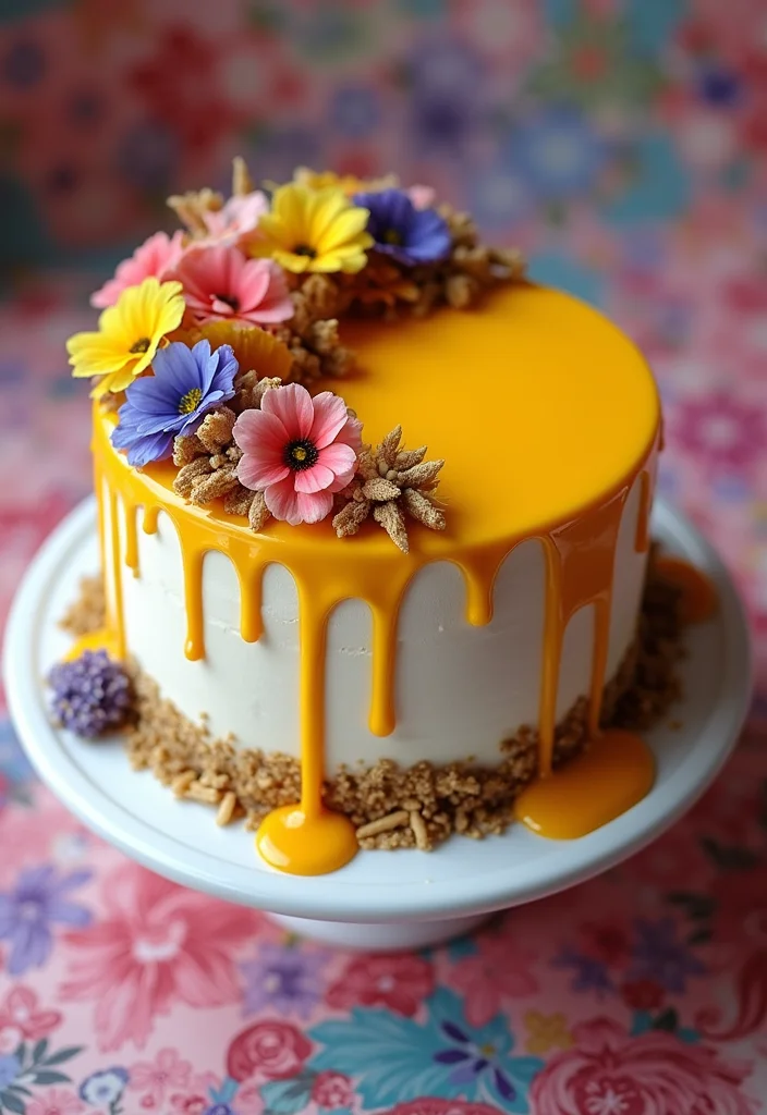 12 Artistic Anniversary Cake Designs That Are Almost Too Pretty to Eat (Almost!) - 11. Unique Flavor Combinations