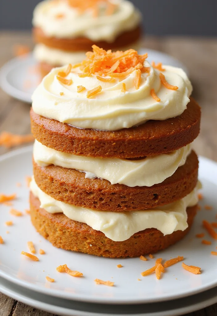 12 Easy Half and Half Cake Designs for Your Next Celebration (Especially #11!) - 7. Carrot and Pineapple Layer Cake