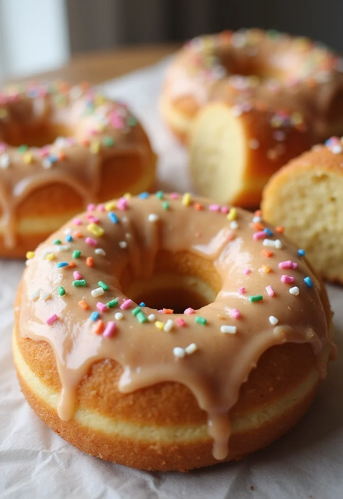 12 Festive Donut Cake Ideas That Will Make Any Birthday Extra Special! - 1. Classic Glazed Donut Cake