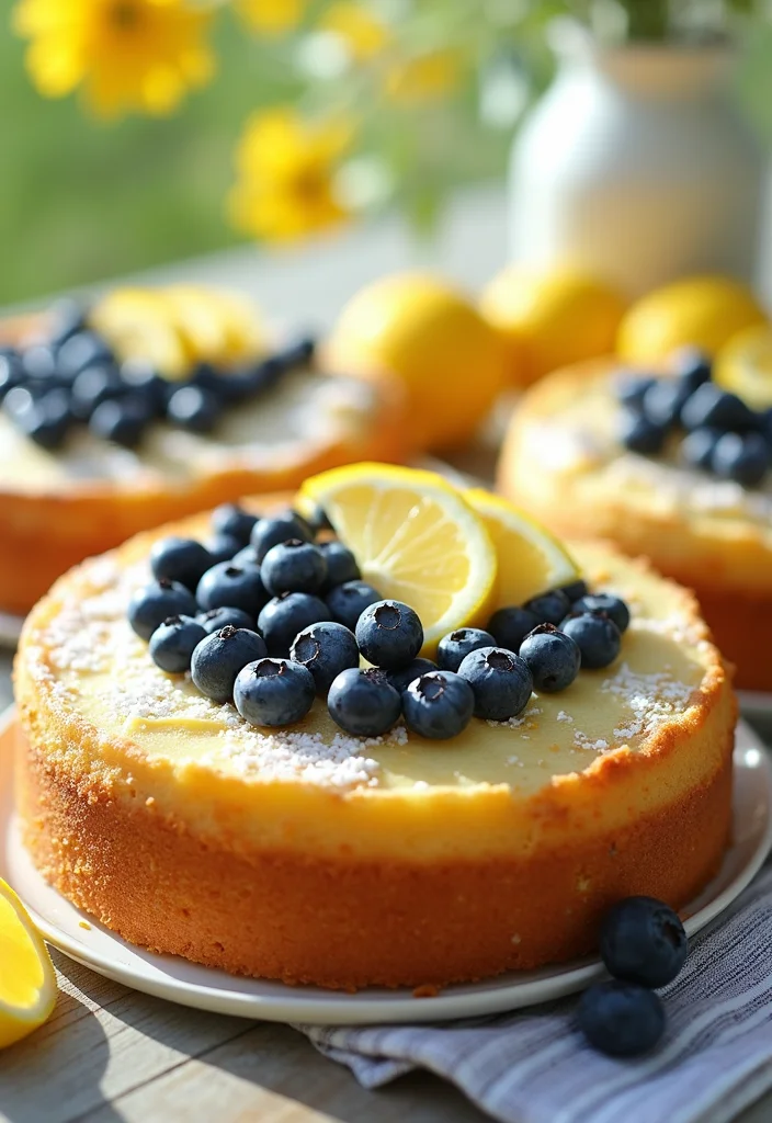 12 Sweet Anniversary Cake Designs That Celebrate Your Love Story! - 10. Lemon Blueberry Cake