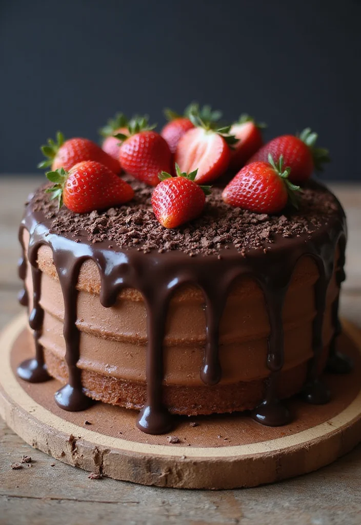 12 Sweet Anniversary Cake Designs That Celebrate Your Love Story! - 3. Chocolate Drip Cake