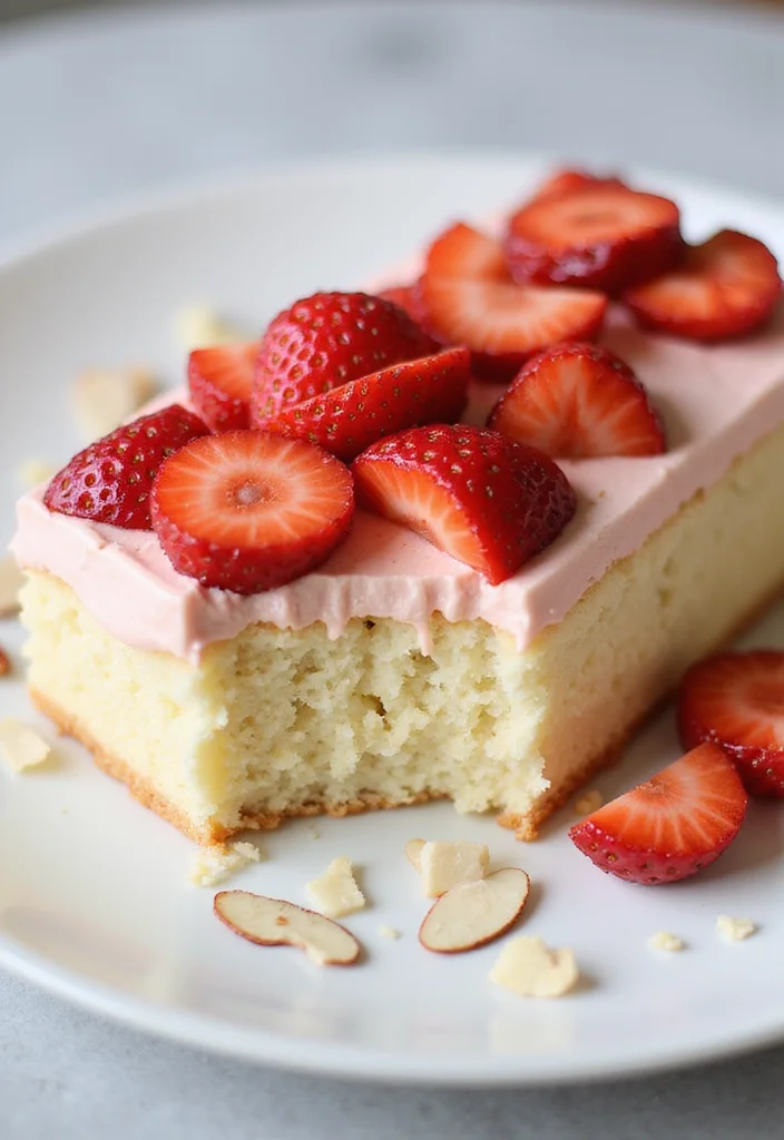 13 Easy Strawberry Themed Cake Recipes That Will Impress Your Guests (You Won't Believe #3!) - 10. Strawberry Almond Flour Cake