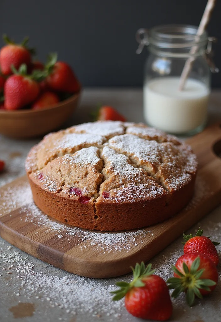 13 Easy Strawberry Themed Cake Recipes That Will Impress Your Guests (You Won't Believe #3!) - 11. Strawberry Oatmeal Cake