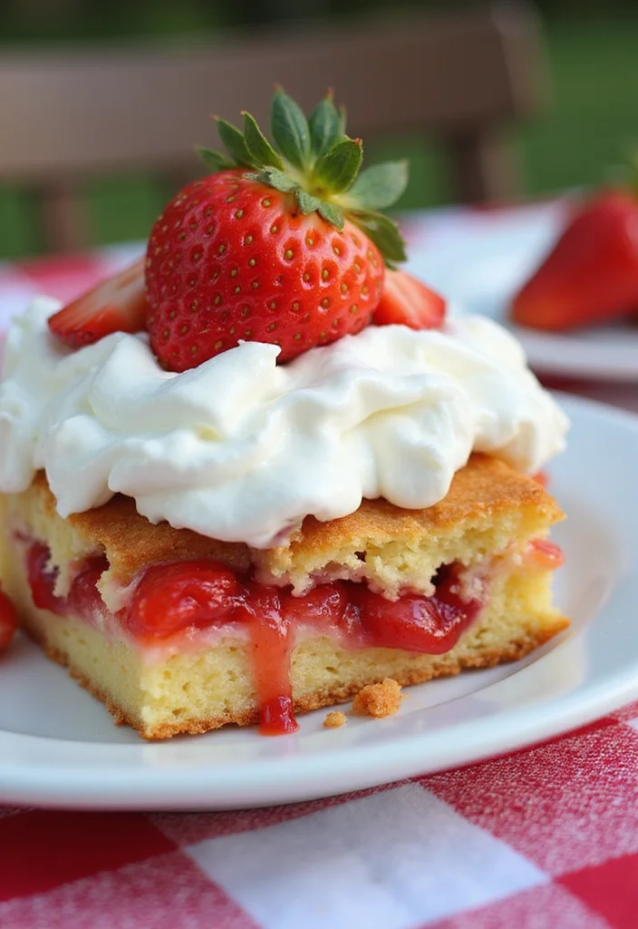13 Easy Strawberry Themed Cake Recipes That Will Impress Your Guests (You Won't Believe #3!) - 13. Strawberry Poke Cake