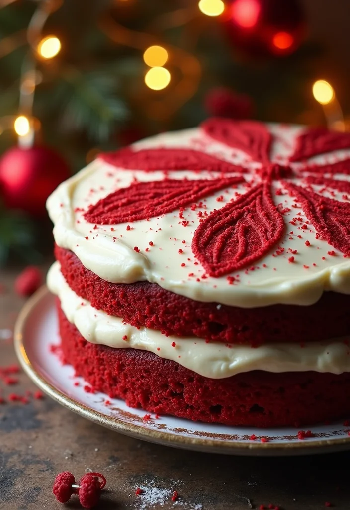 13 Holiday Cake Ideas So Simple, You'll Want to Make Them Every Year! - 5. Red Velvet Cake with Cream Cheese Frosting