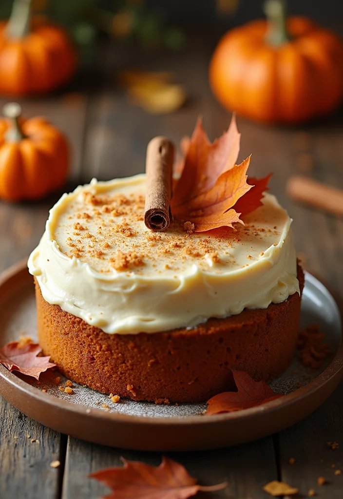 13 Holiday Cake Ideas So Simple, You'll Want to Make Them Every Year! - 7. Spiced Pumpkin Cake