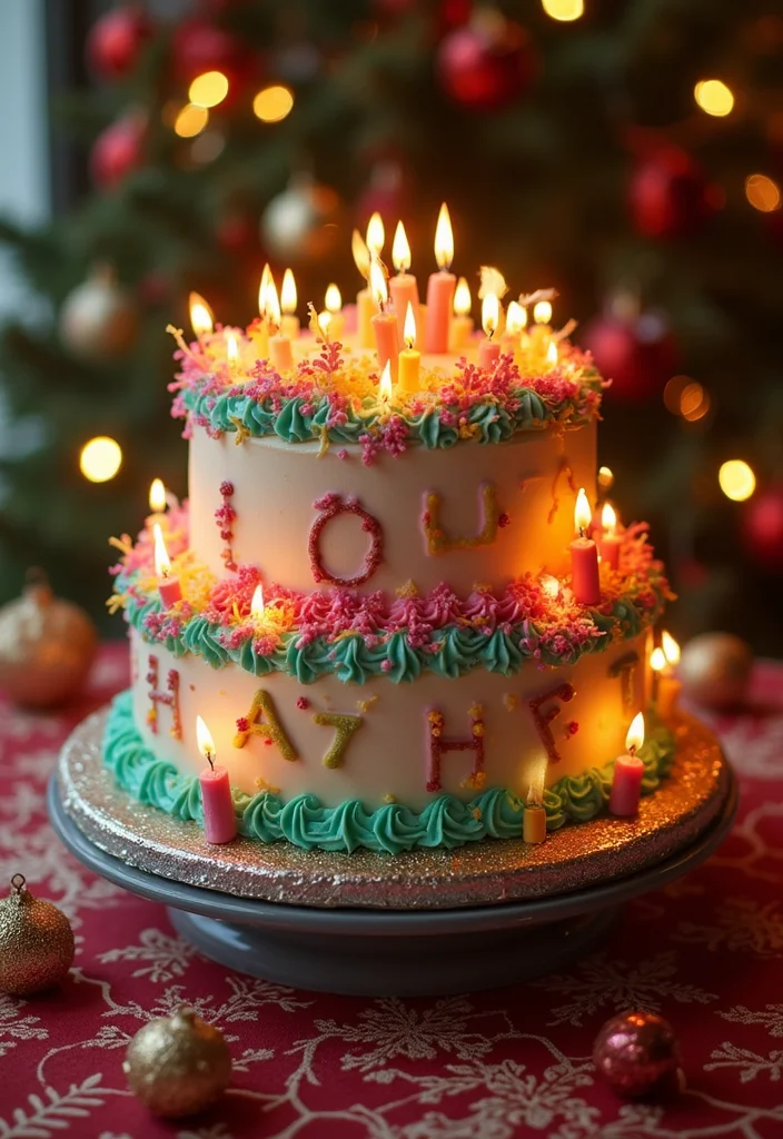 13 Stranger Things Cake Designs That Are So Good, They Should Be in the Upside Down! - 10. Joyce’s Wall of Lights Cake