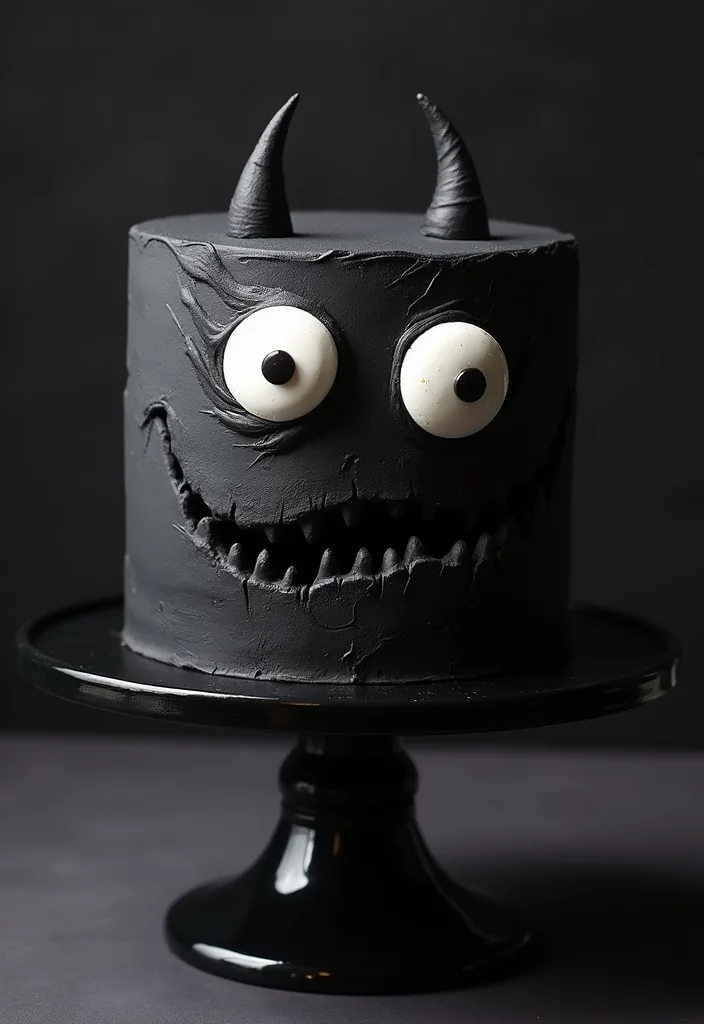 13 Stranger Things Cake Designs That Are So Good, They Should Be in the Upside Down! - 8. The Shadow Monster Cake