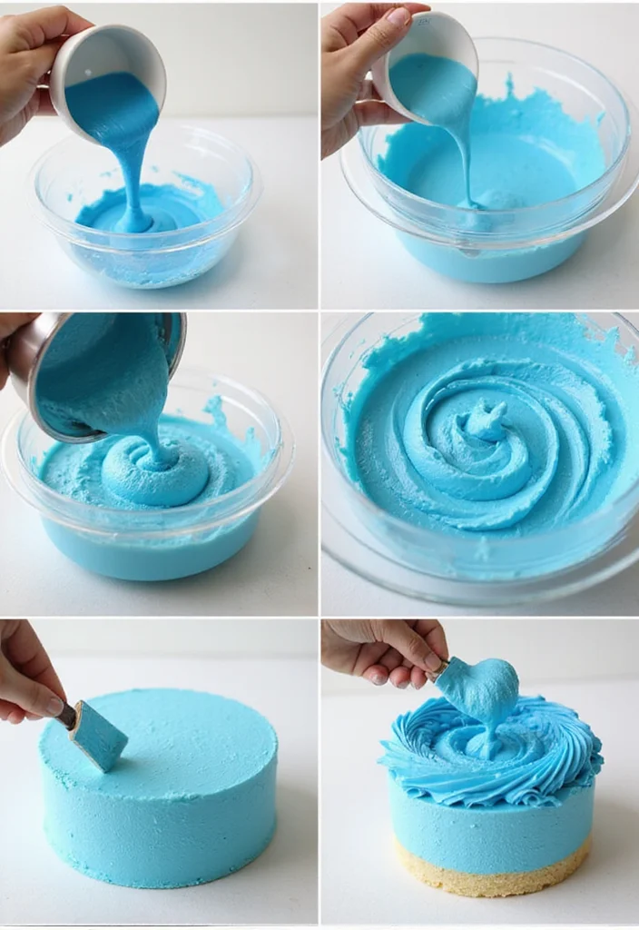 15 Baking Hacks for Creating the Perfect Underwater Theme Cake (Tip #9 Is a Game Changer!) - 2. Ocean Wave Buttercream Technique