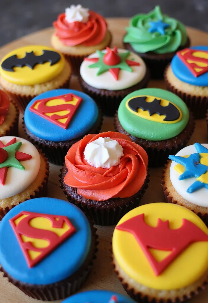 15 Creative Cupcake Cake Designs That Are Perfect for Any Occasion (Wait Till You See #9!) - 12. Superhero Cupcake Cake