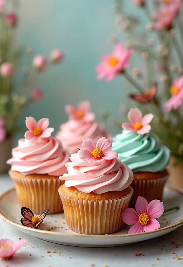 15 Creative Cupcake Cake Designs That Are Perfect for Any Occasion (Wait Till You See #9!) - 14. Enchanted Fairy Garden Cupcake Cake