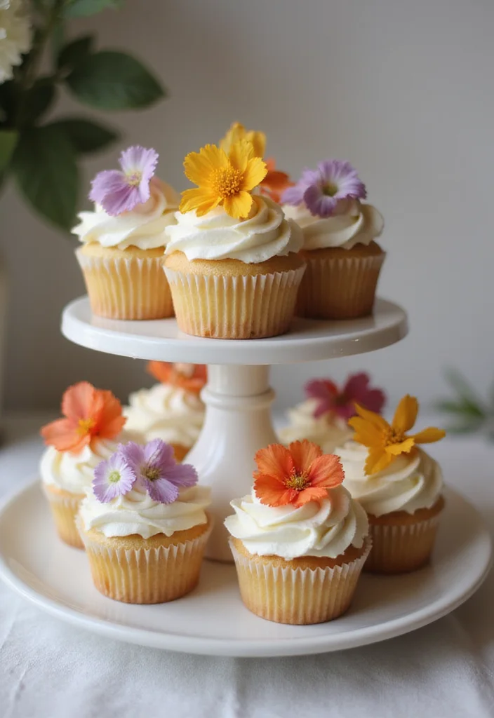 15 Creative Cupcake Cake Designs That Are Perfect for Any Occasion (Wait Till You See #9!) - 2. Elegant Floral Cupcake Cake