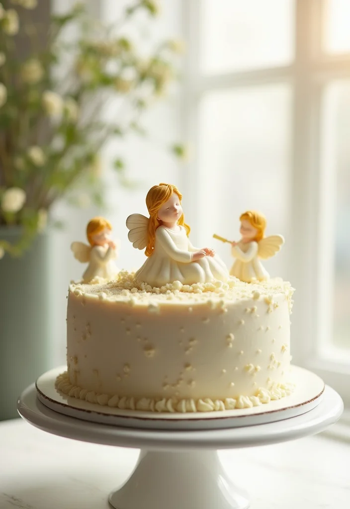 15 Creative Pregnancy Cake Ideas You'll Want to Try (Even If You're Not Pregnant!) - 14. Cherub Cake