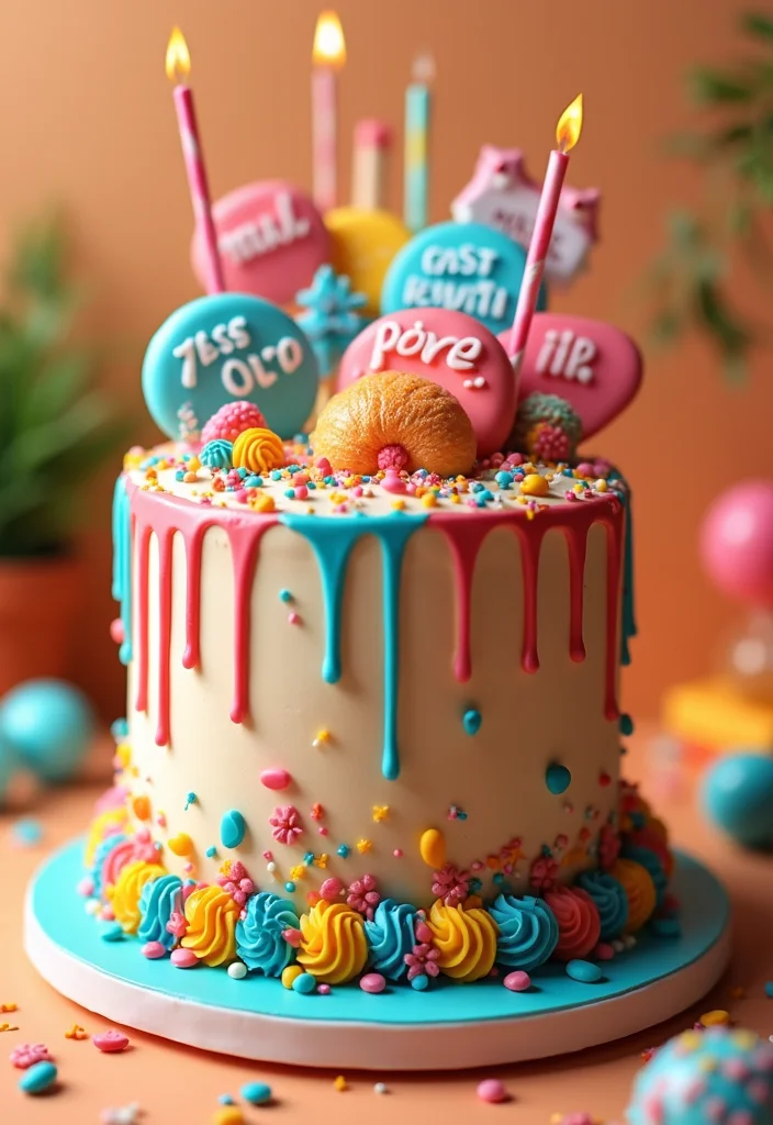 15 Creative Pregnancy Cake Ideas You'll Want to Try (Even If You're Not Pregnant!) - 15. Dream Big Cake