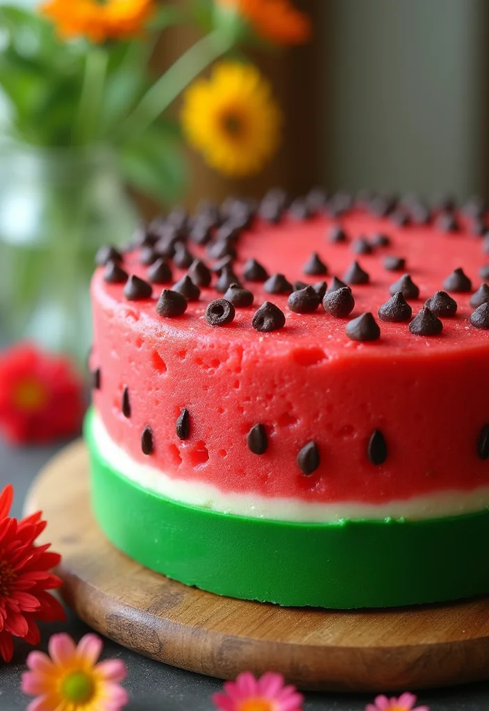 15 Creative Pregnancy Cake Ideas You'll Want to Try (Even If You're Not Pregnant!) - 3. One in a Melon Cake