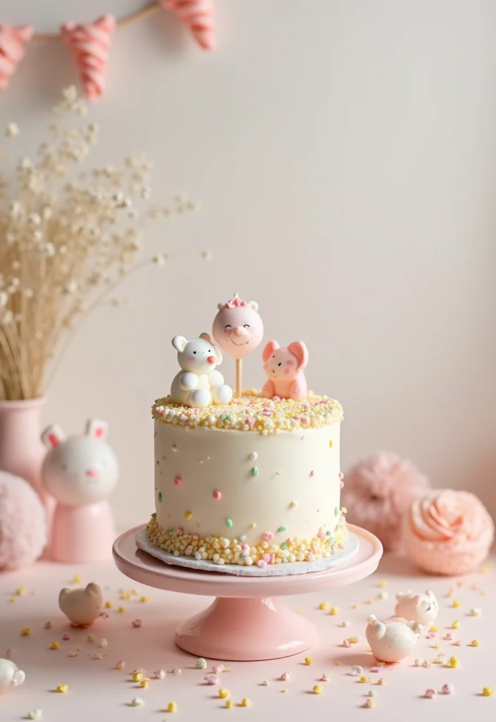 15 Creative Pregnancy Cake Ideas You'll Want to Try (Even If You're Not Pregnant!) - 5. Oh Baby Cake