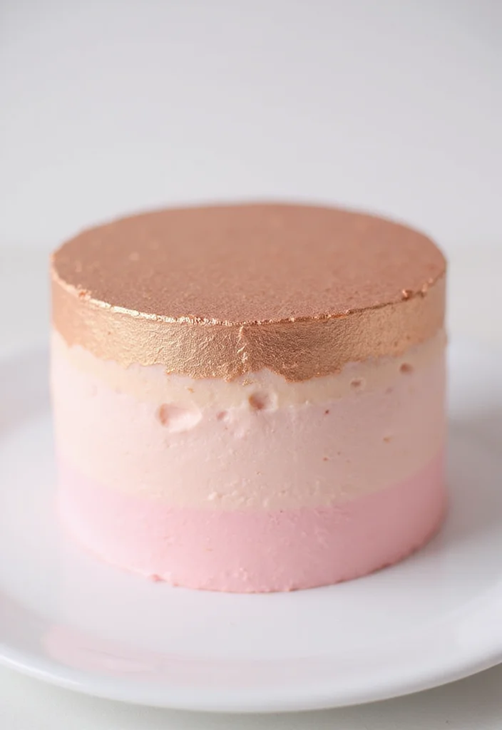 15 Dreamy Rose Gold Cakes for Your Next Celebration (Wait Until You See #5!) - 4. Rose Gold Ombre Cake