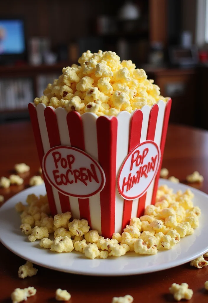 15 Simple Boy Cake Ideas That'll Blow Your Mind (And Your Budget!) - 13. Movie Night Cake