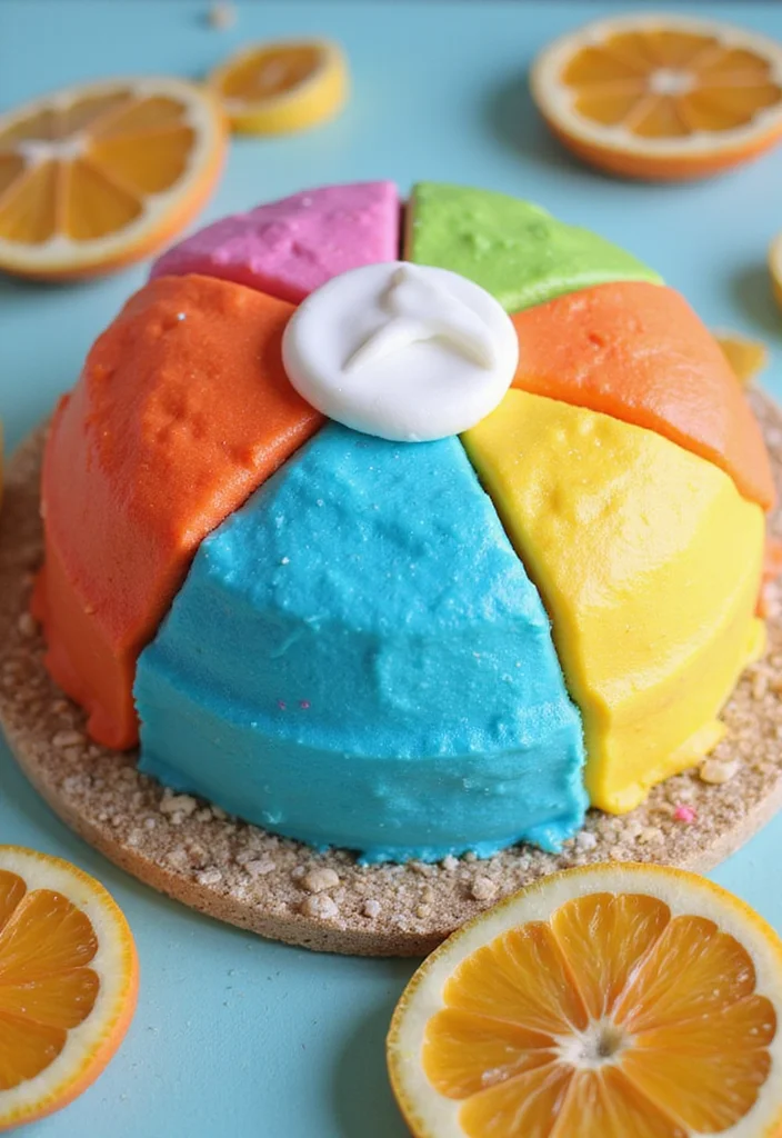 15 Stunning Beach Cake Ideas That Will Make Waves at Your Next Celebration! - 7. Beach Ball Cake