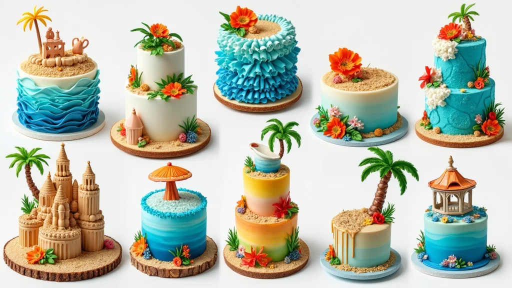 15 Stunning Beach Cake Ideas That Will Make Waves at Your Next Celebration!