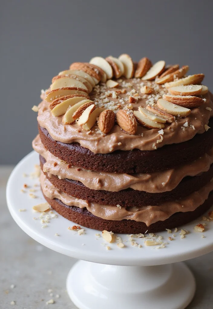 15 Stunning Valentine Cake Designs That Will Melt Your Heart (Number 7 Is a Showstopper!) - 10. Almond Joy Cake