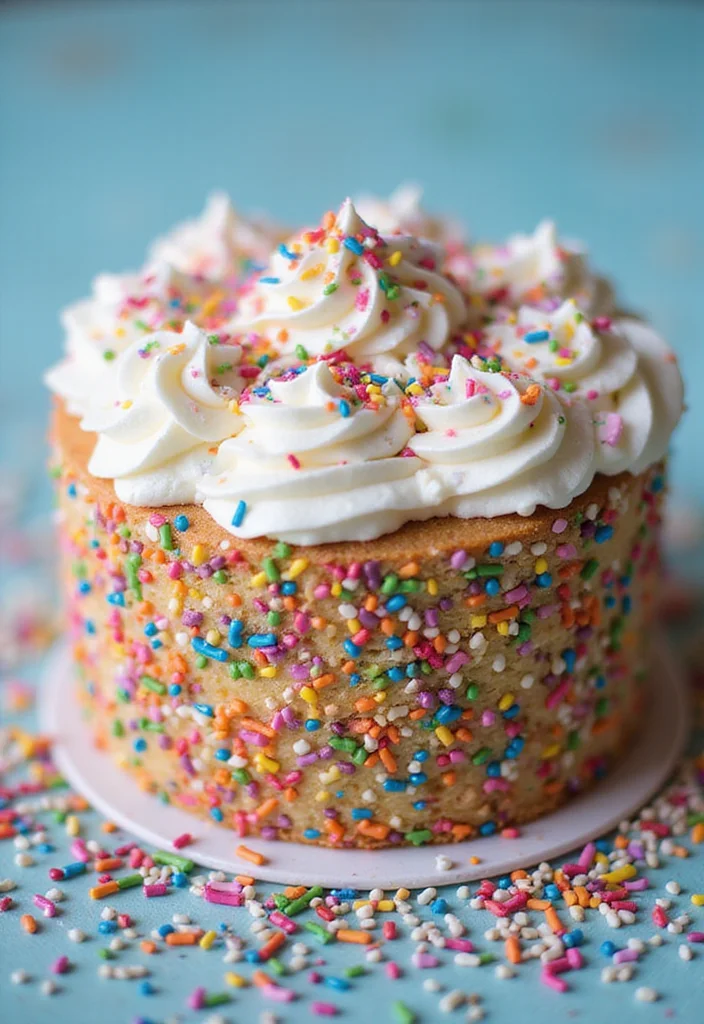 15 Stunning Valentine Cake Designs That Will Melt Your Heart (Number 7 Is a Showstopper!) - 11. Funfetti Love Cake