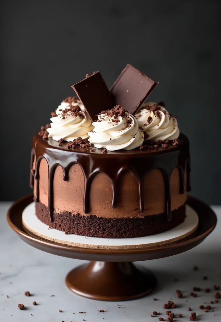 15 Stunning Valentine Cake Designs That Will Melt Your Heart (Number 7 Is a Showstopper!) - 2. Chocolate Ganache Drip Cake