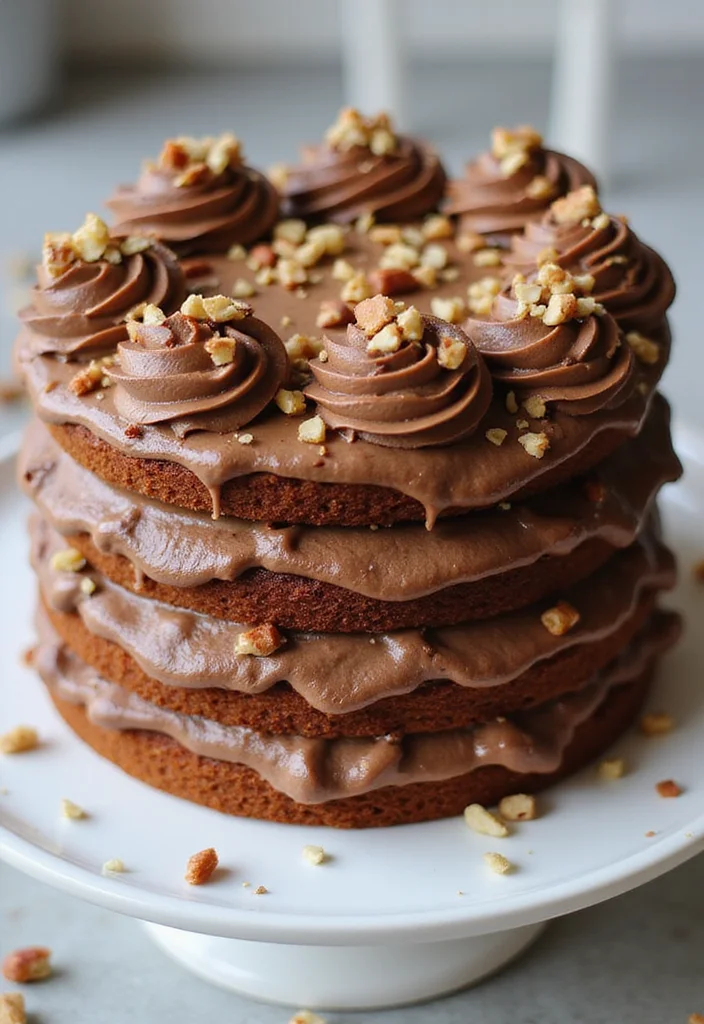 15 Stunning Valentine Cake Designs That Will Melt Your Heart (Number 7 Is a Showstopper!) - 9. Nutella Hazelnut Cake