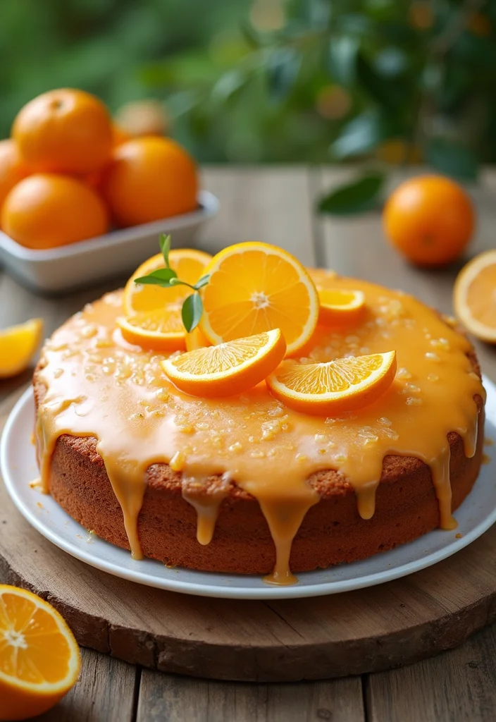 15 Unique Cakes for Men That Will Make Every Celebration Memorable! - 10. Orange Zest & Almond Cake