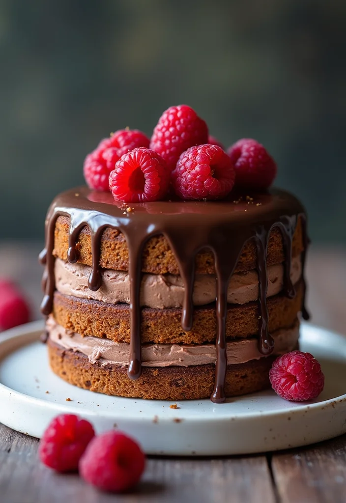 15 Unique Cakes for Men That Will Make Every Celebration Memorable! - 12. Nutella and Raspberry Cake