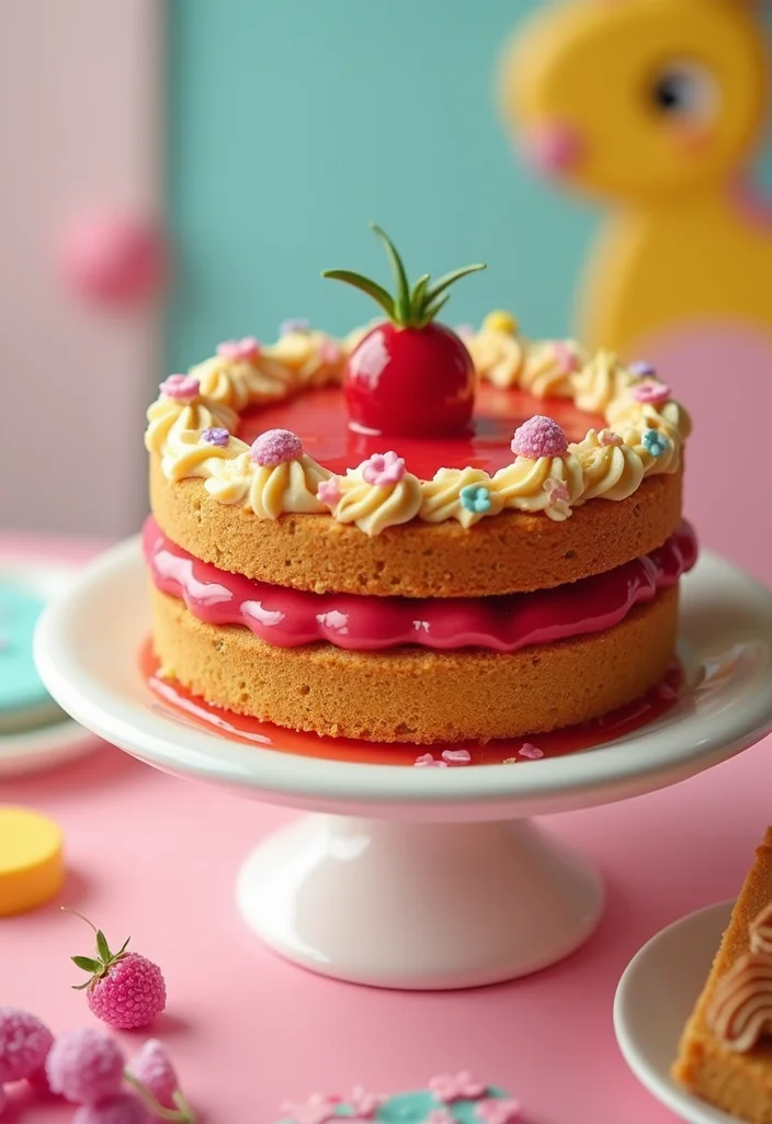 15 Unique Cakes for Men That Will Make Every Celebration Memorable! - 13. Peanut Butter and Jelly Cake