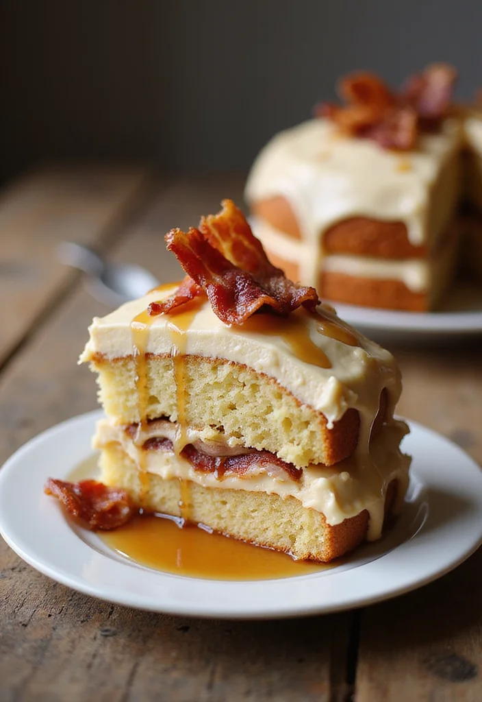 15 Unique Cakes for Men That Will Make Every Celebration Memorable! - 3. Maple Bacon Cake