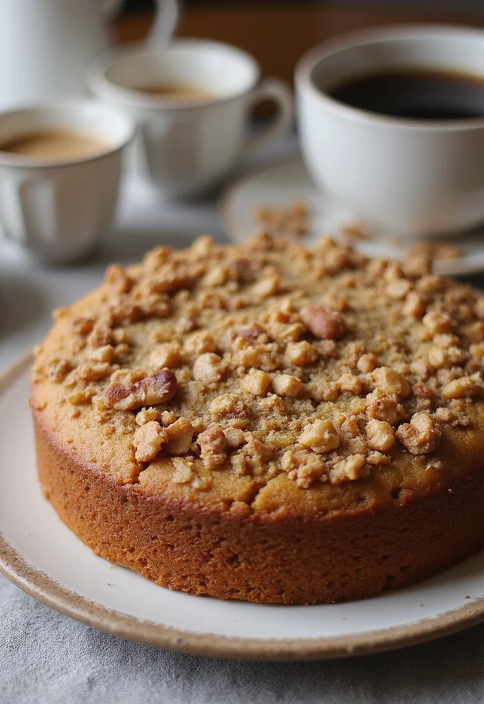 15 Unique Cakes for Men That Will Make Every Celebration Memorable! - 5. Nutty Coffee Cake