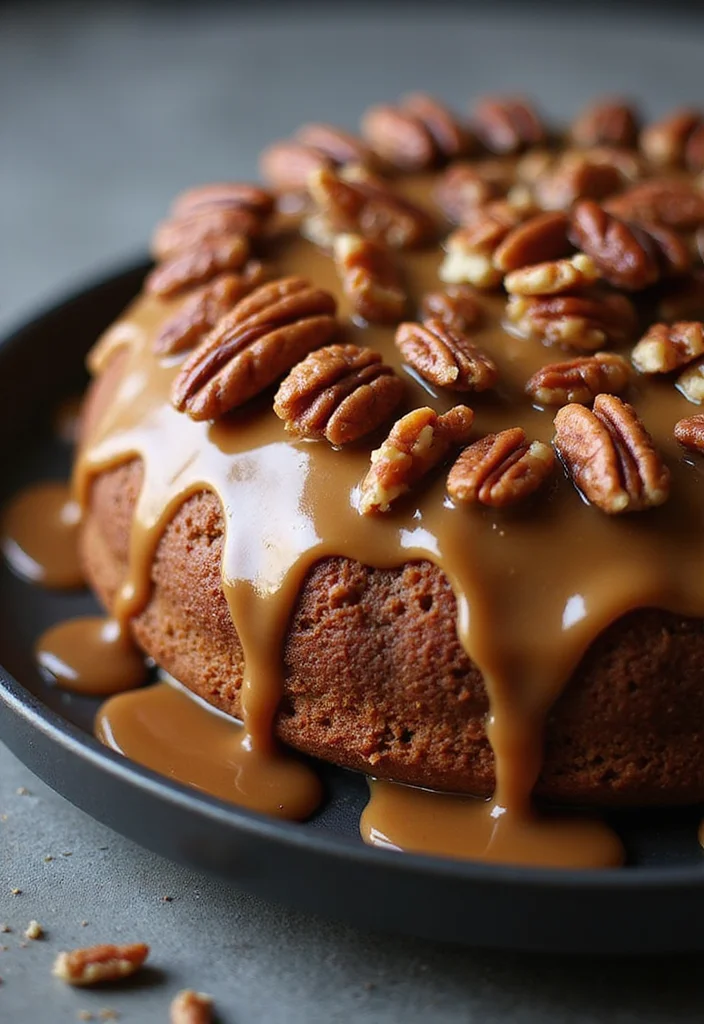 15 Unique Cakes for Men That Will Make Every Celebration Memorable! - 9. Caramel Pecan Cake