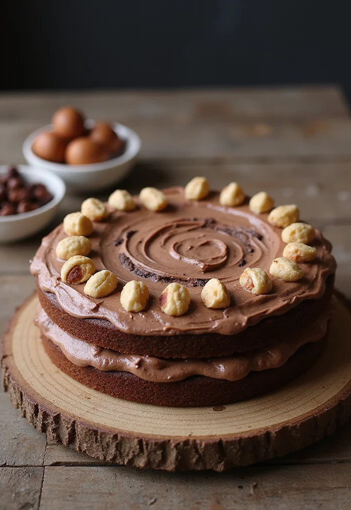 16 Custom Cake Ideas for Your Best Friend That Will Melt Her Heart! - 10. Nutella Swirl Cake