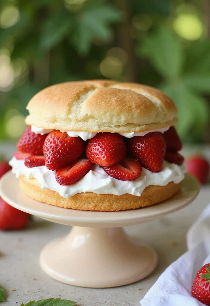 16 Custom Cake Ideas for Your Best Friend That Will Melt Her Heart! - 16. Strawberry Shortcake