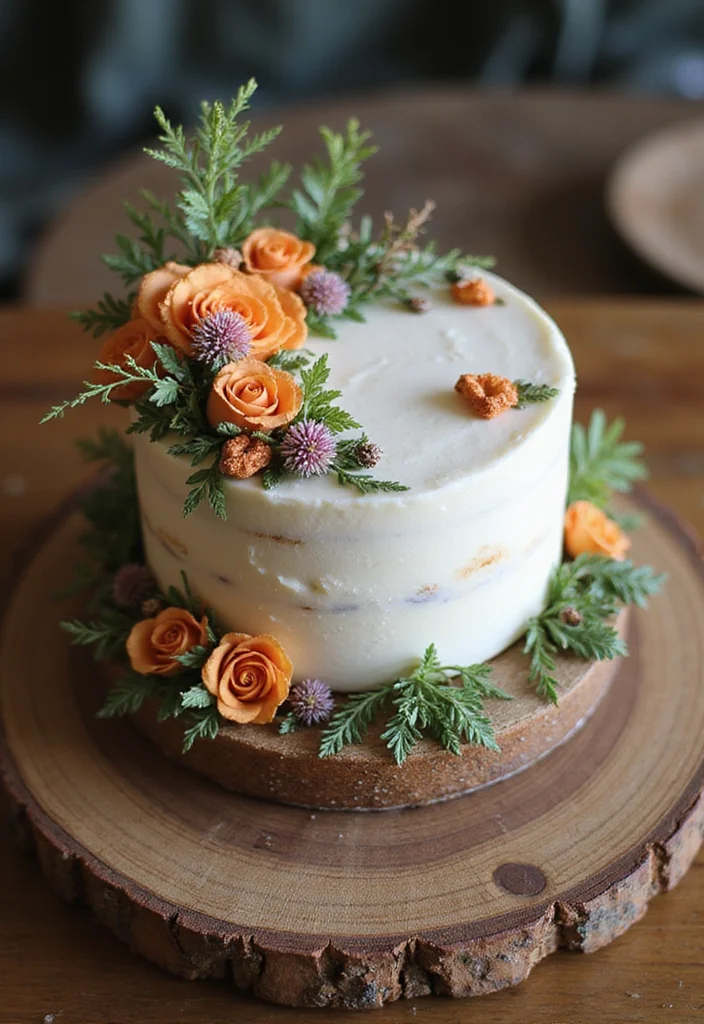 16 Personalized Birthday Cakes for Men That Reflect His Personality (Wait Until You See #3!) - 12. The Rustic Charm Cake