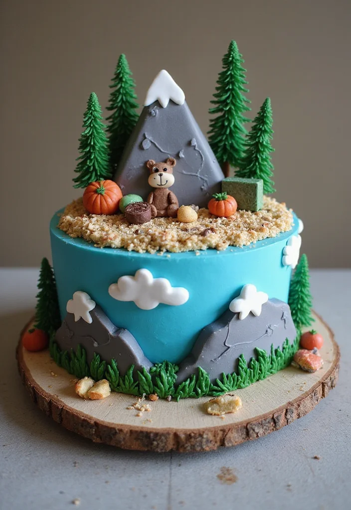 16 Personalized Birthday Cakes for Men That Reflect His Personality (Wait Until You See #3!) - 3. The Adventurer’s Cake
