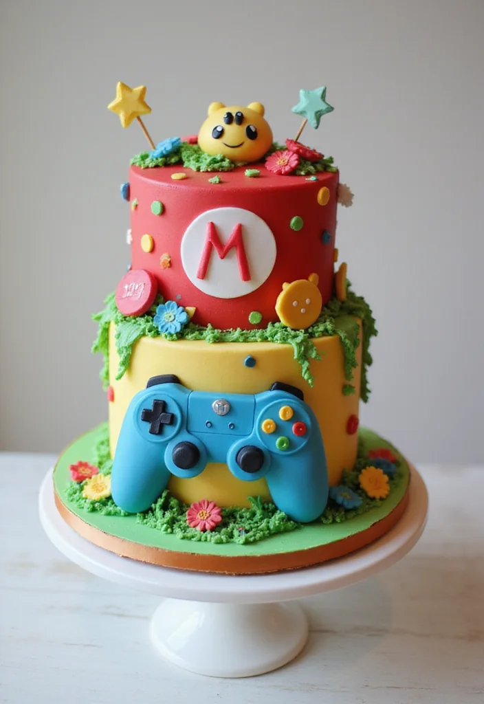 16 Personalized Birthday Cakes for Men That Reflect His Personality (Wait Until You See #3!) - 5. The Gamer’s Cake