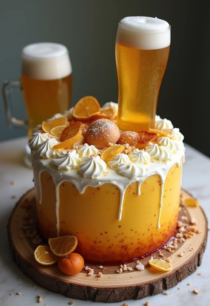 16 Personalized Birthday Cakes for Men That Reflect His Personality (Wait Until You See #3!) - 7. The Beer Lover’s Cake