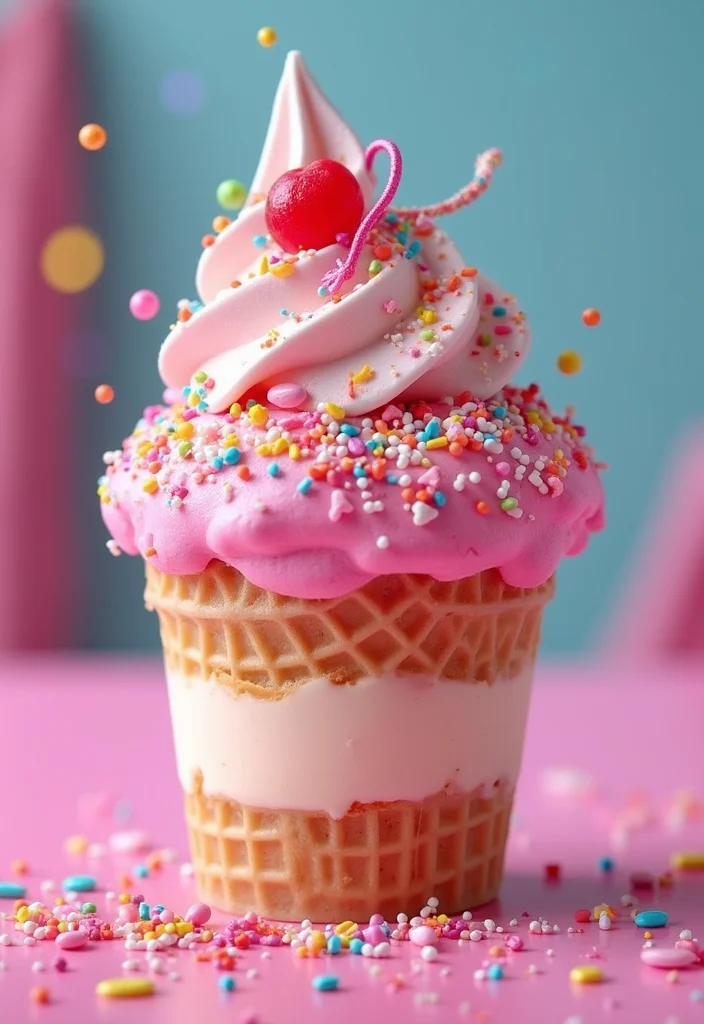 17 Creative Barbie Cake Ideas That Will Make Your Party Shine (Wait Until You See #9!) - 9. Barbie Ice Cream Cake