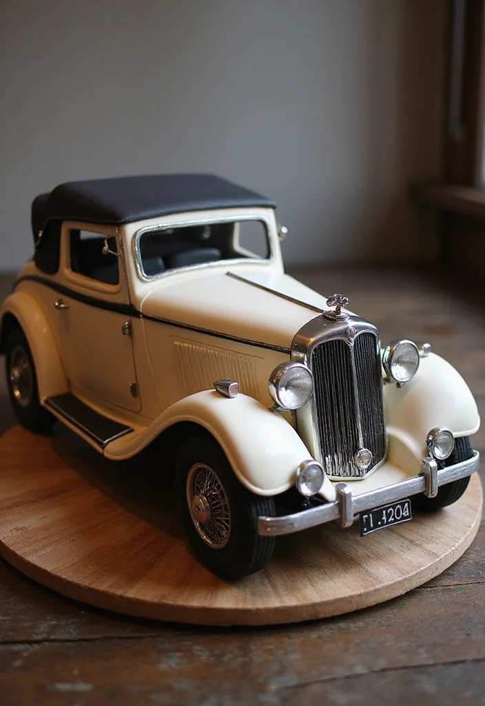 19 Groom Cake Ideas Every Groom Will Love (Especially #5!) - 18. Vintage Car Cake