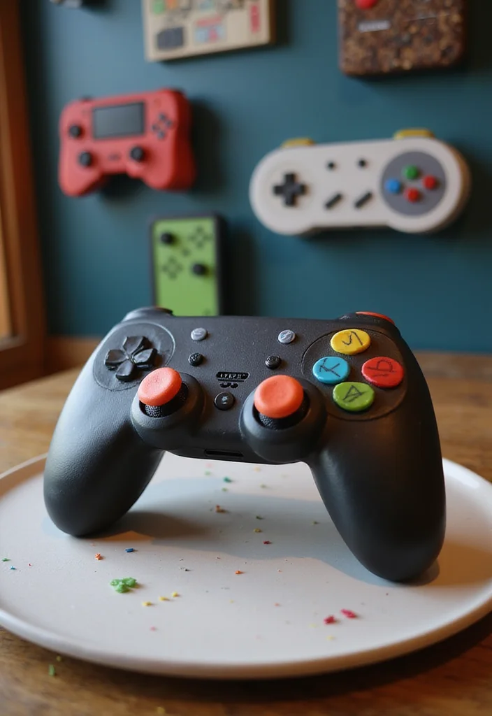 19 Groom Cake Ideas Every Groom Will Love (Especially #5!) - 4. Video Game Controller Cake