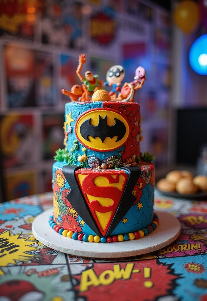 19 Groom Cake Ideas Every Groom Will Love (Especially #5!) - 8. Superhero Cake